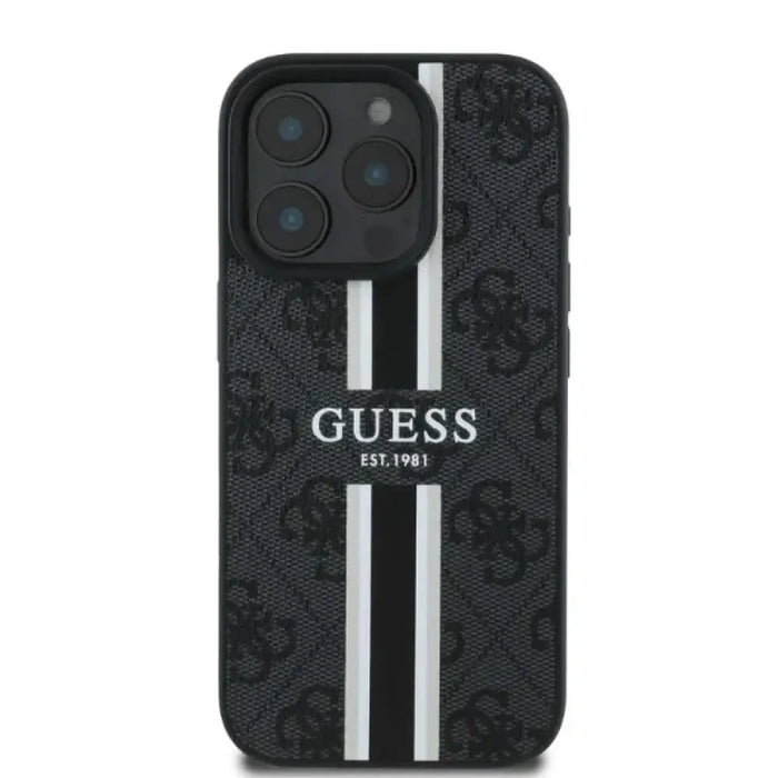 Калъф Guess 4G Printed Stripes MagSafe за iPhone 16 Pro