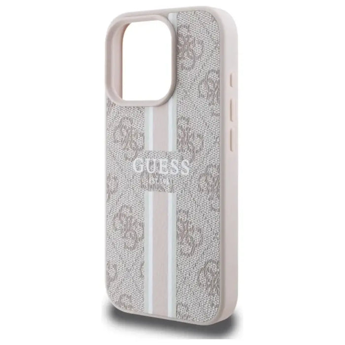 Калъф Guess 4G Printed Stripes MagSafe за iPhone 16 Pro Max