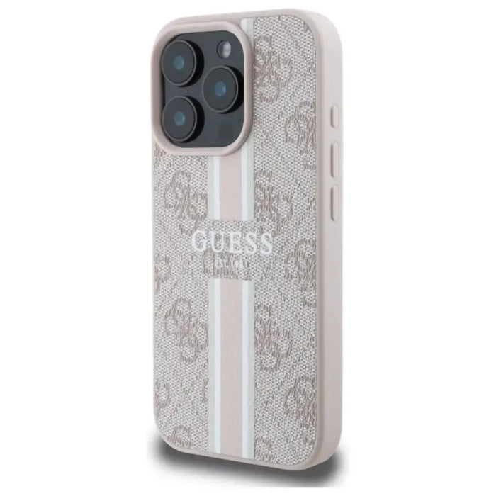 Калъф Guess 4G Printed Stripes MagSafe за iPhone 16 Pro Max