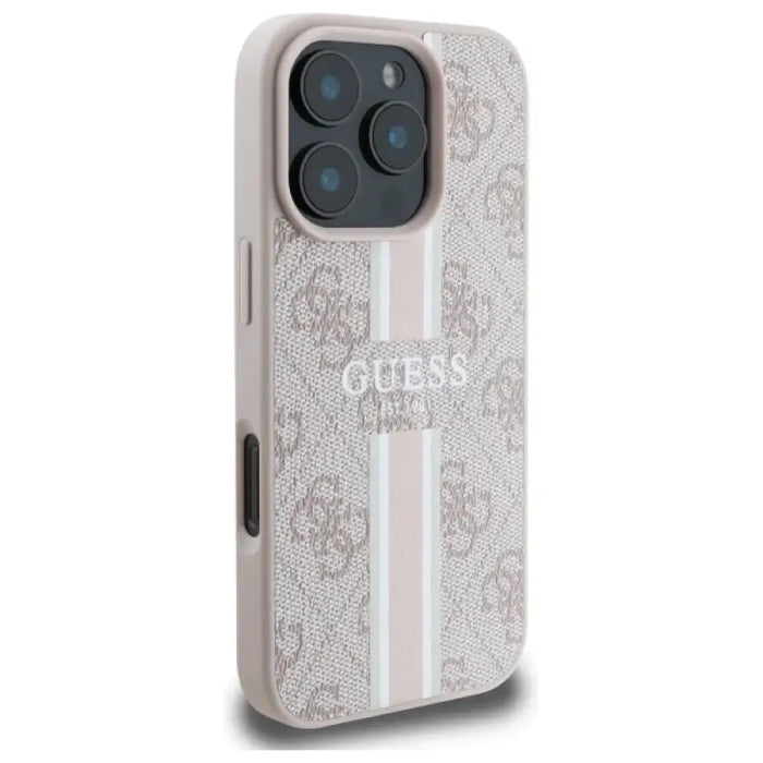 Калъф Guess 4G Printed Stripes MagSafe за iPhone 16 Pro Max
