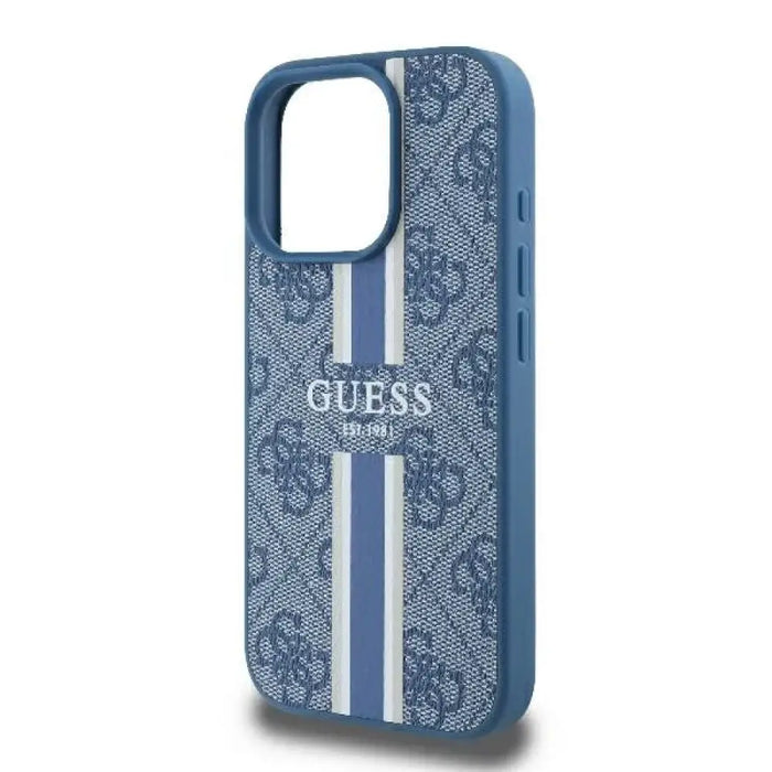 Калъф Guess 4G Printed Stripes MagSafe за iPhone 16 Pro