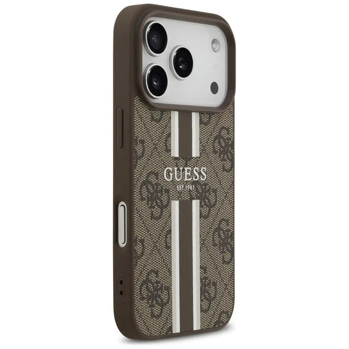 Калъф Guess 4G Printed Stripes MagSafe за iPhone 17 Pro