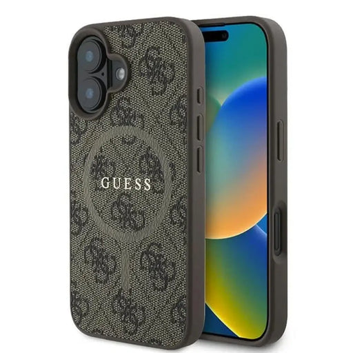 Калъф Guess 4G Ring Classic Logo MagSafe iPhone 16 Plus