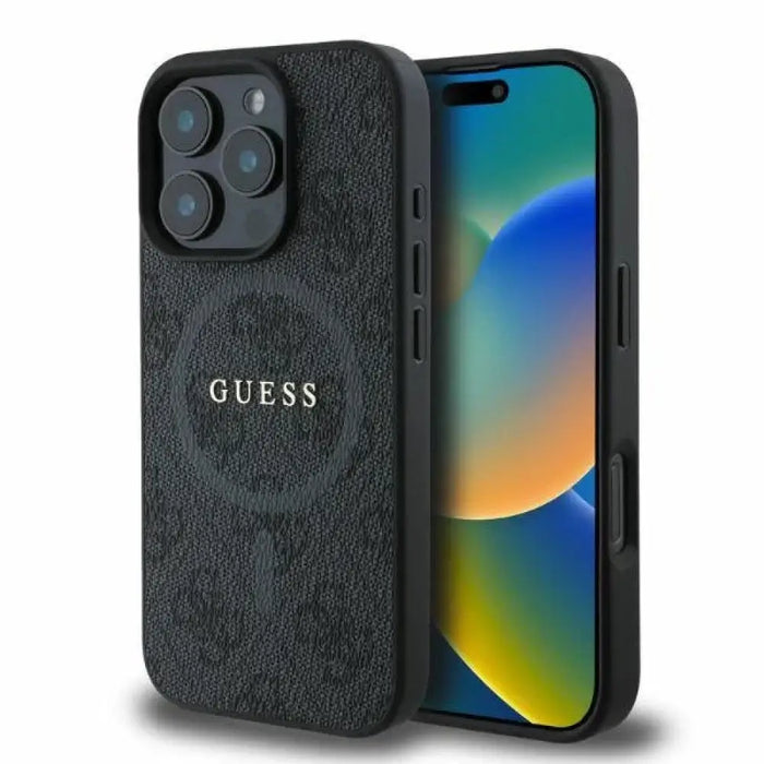 Калъф Guess 4G Ring Classic Logo MagSafe за iPhone 16 Pro