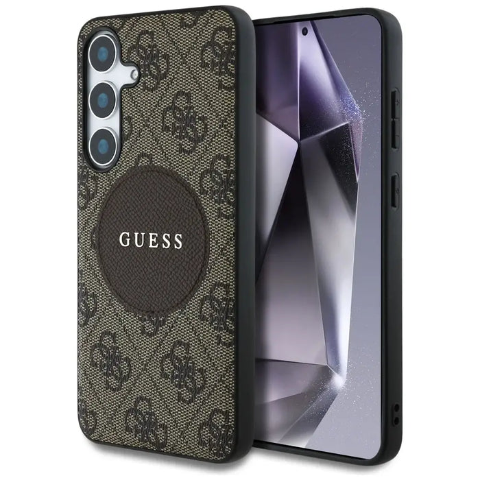 Калъф Guess 4G Round Patch Classic Logo MagSafe за Samsung