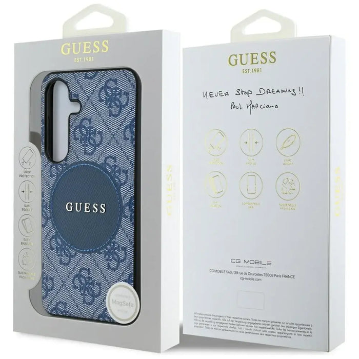 Калъф Guess 4G Round Patch Classic Logo MagSafe за Samsung