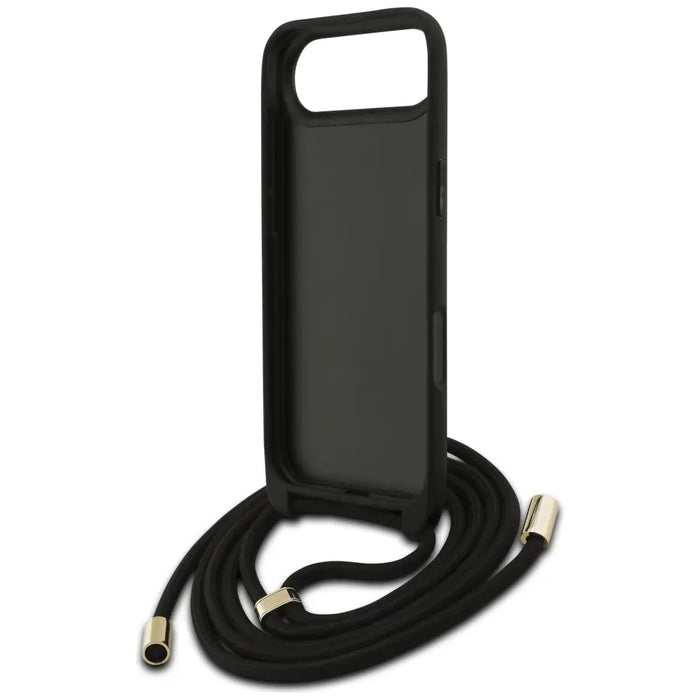 Калъф Guess 4G с голямо лого и кабел през рамо за iPhone