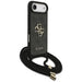 Калъф Guess 4G с голямо лого и кабел през рамо за iPhone