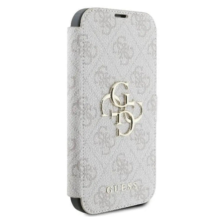 Калъф Guess 4G с метално лого за iPhone 16 Pro Max - розов