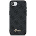 Калъф Guess 4G Script Logo MagSafe за iPhone 16e - черен