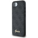 Калъф Guess 4G Script Logo MagSafe за iPhone 16e - черен