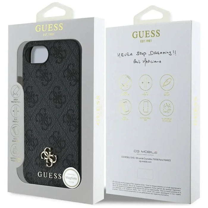 Калъф Guess 4G Small 4G и Classic MagSafe за iPhone 16e
