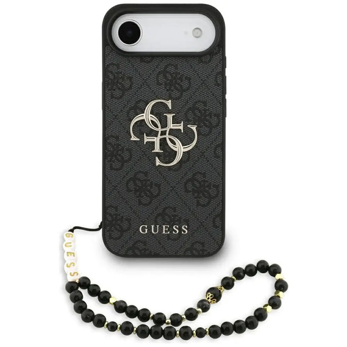 Калъф Guess 4G Strap 4G Classic Logo за iPhone Air - черен