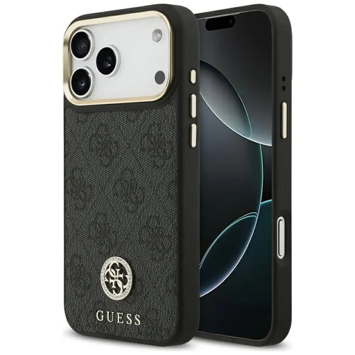 Калъф Guess 4G Strass Logo MagSafe за iPhone 17 Pro Max