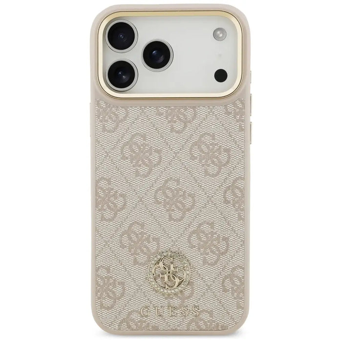 Калъф Guess 4G Strass Logo MagSafe за iPhone 17 Pro Max