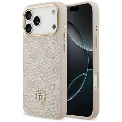 Калъф Guess 4G Strass Logo MagSafe за iPhone 17 Pro Max