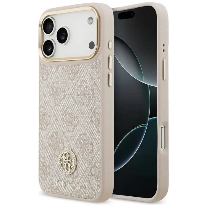 Калъф Guess 4G Strass Logo MagSafe за iPhone 17 Pro Max