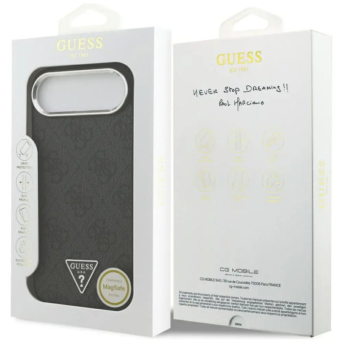 Калъф Guess 4G Triangle Logo MagSafe за iPhone 17 Air