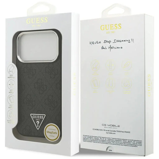Калъф Guess 4G Triangle Logo MagSafe за iPhone 17 Pro
