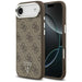 Калъф Guess 4G Triangle Logo MagSafe за iPhone Air - кафяв