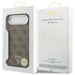 Калъф Guess 4G Triangle Logo MagSafe за iPhone Air - кафяв