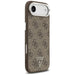 Калъф Guess 4G Triangle Logo MagSafe за iPhone Air - кафяв