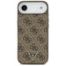 Калъф Guess 4G Triangle Logo MagSafe за iPhone Air - кафяв