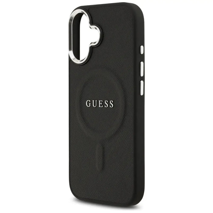 Калъф Guess Classic Logo MagSafe за iPhone 17 - черен