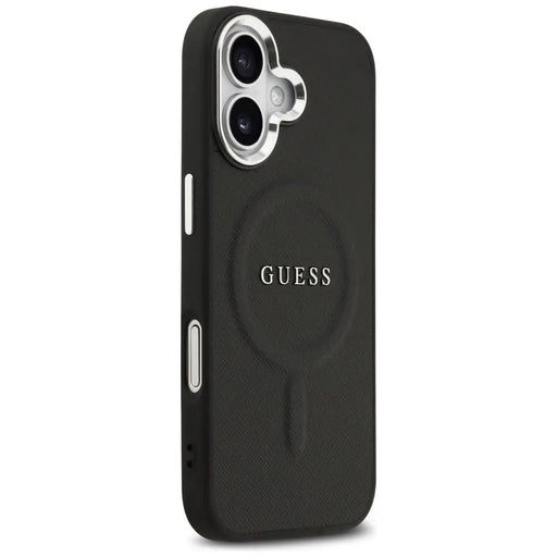 Калъф Guess Classic Logo MagSafe за iPhone 17 - черен