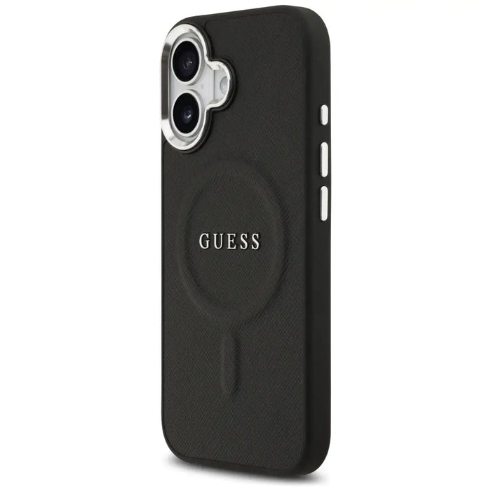 Калъф Guess Classic Logo MagSafe за iPhone 17 - черен
