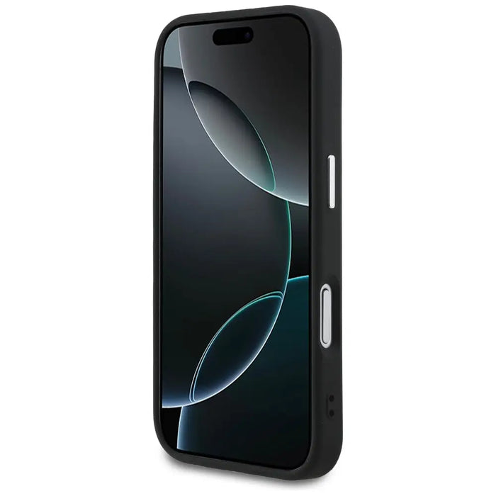 Калъф Guess Classic Logo MagSafe за iPhone 17 Pro - черен