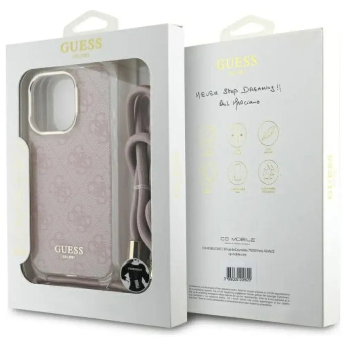 Калъф Guess Crossbody Cord 4G Print Case с шнур за iPhone