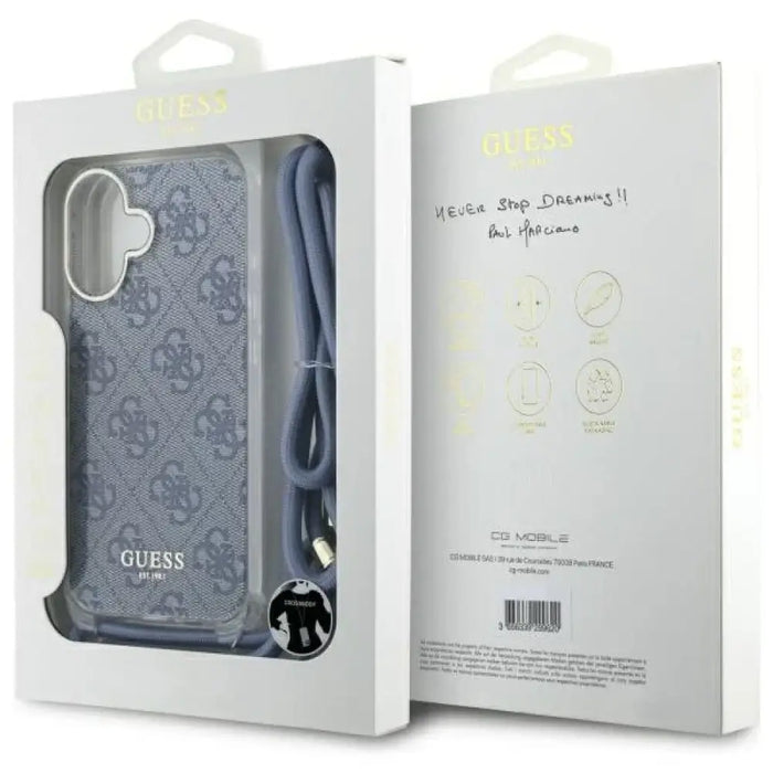 Калъф Guess Crossbody Cord 4G Print Case с шнур за iPhone