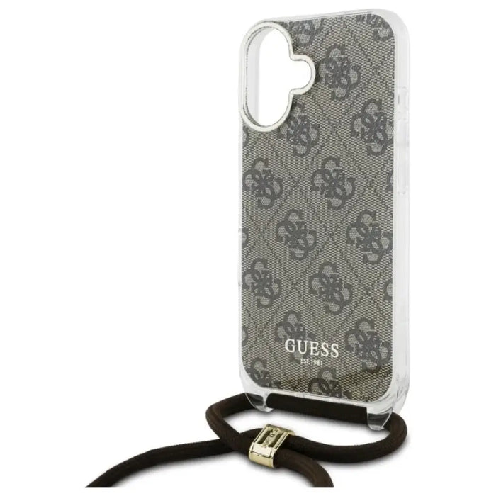 Калъф Guess Crossbody Cord 4G Print Case с въже за iPhone