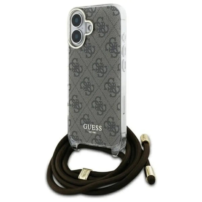 Калъф Guess Crossbody Cord 4G Print Case с въже за iPhone