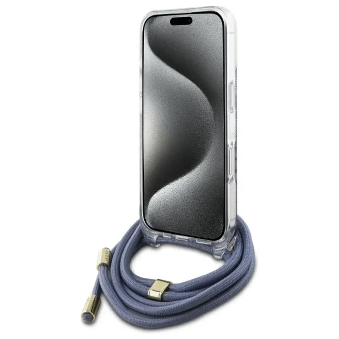 Калъф Guess Crossbody Cord 4G Print Case с въже за iPhone