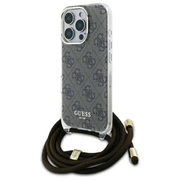 Калъф Guess Crossbody Cord 4G Print Case за iPhone 16 Pro