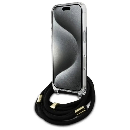 Калъф Guess Crossbody Cord 4G Print Case за iPhone 16 Pro