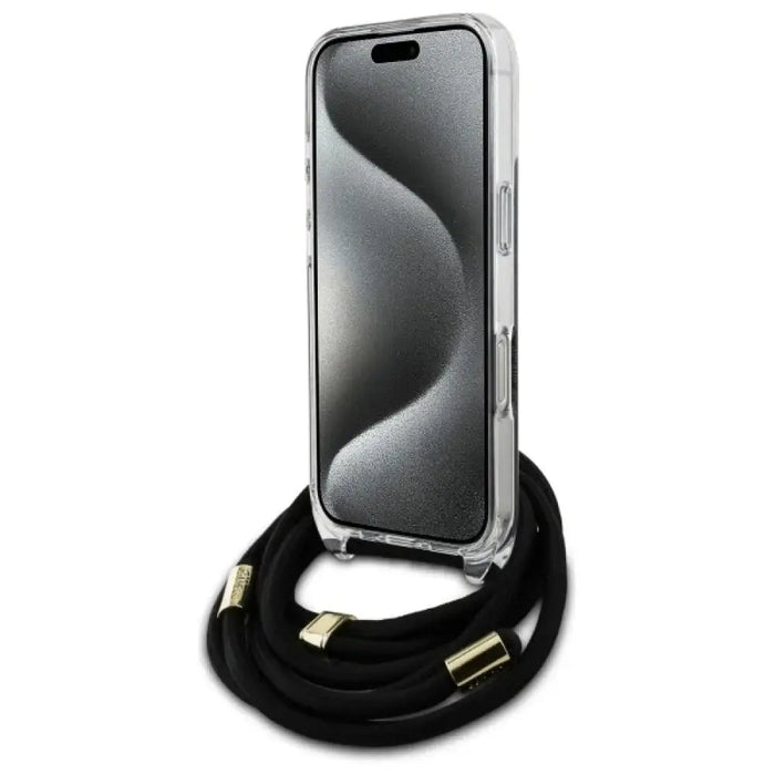 Калъф Guess Crossbody Cord 4G Print Case за iPhone 16 Pro