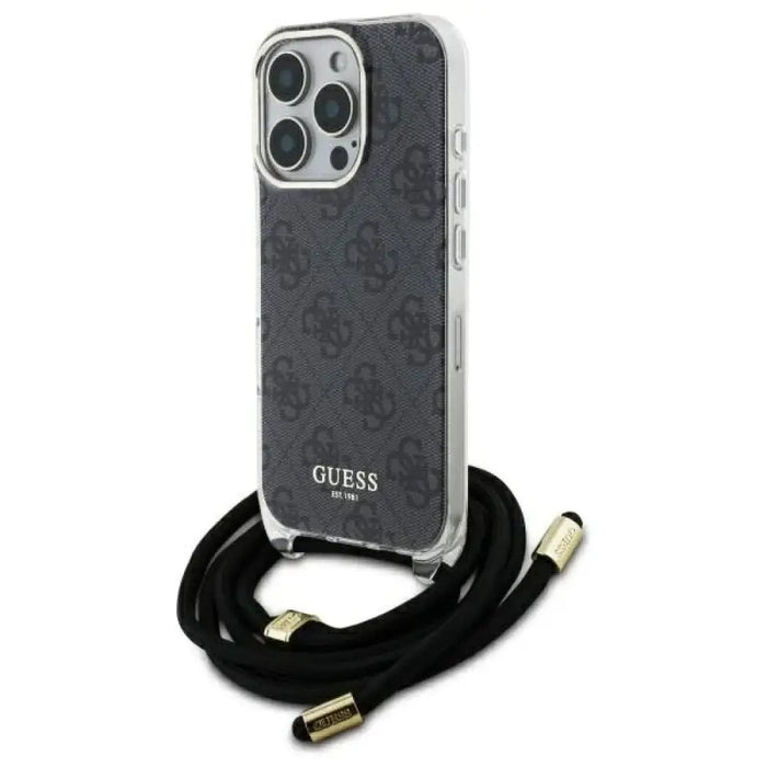 Калъф Guess Crossbody Cord 4G Print Case за iPhone 16 Pro
