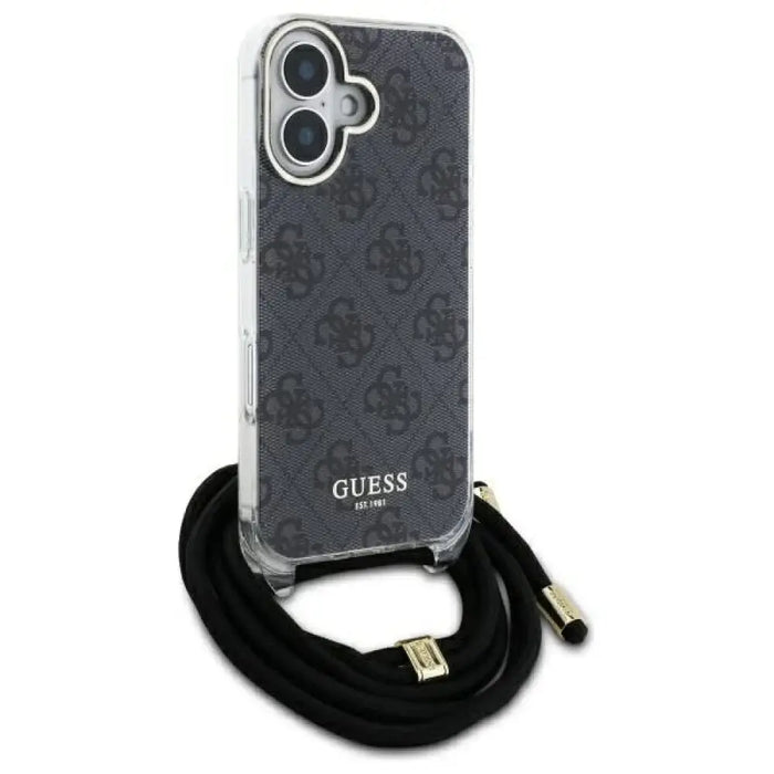Калъф Guess Crossbody Cord 4G Print Case за iPhone 16 Pro