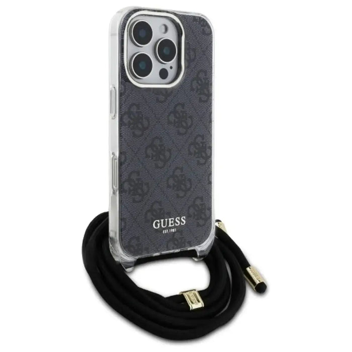 Калъф Guess Crossbody Cord 4G Print Case за iPhone 16 Pro