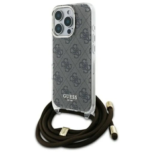 Калъф Guess Crossbody Cord 4G Print Case за iPhone 16 Pro