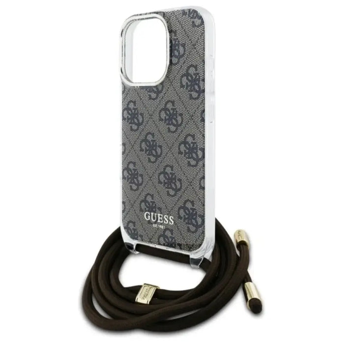 Калъф Guess Crossbody Cord 4G Print Case за iPhone 16 Pro