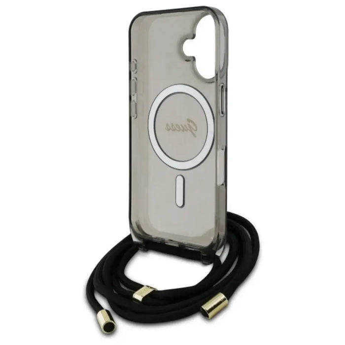 Калъф Guess Crossbody Cord Script MagSafe за iPhone 16