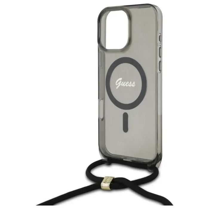 Калъф Guess Crossbody Cord Script MagSafe за iPhone 16 Pro
