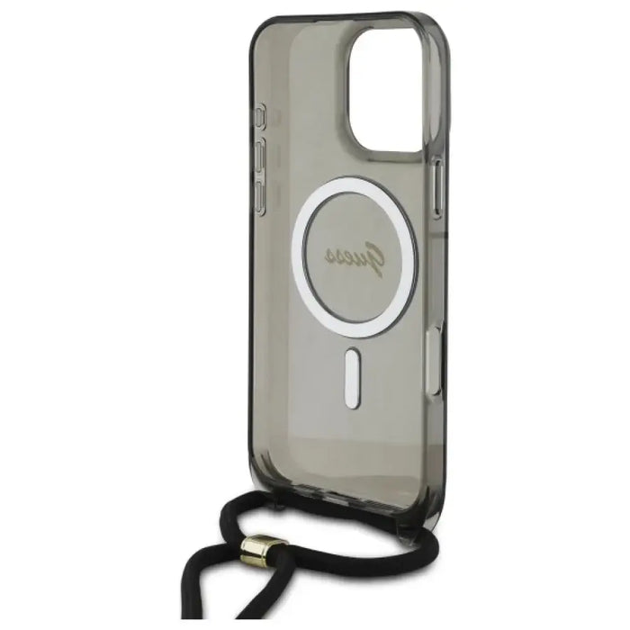Калъф Guess Crossbody Cord Script MagSafe за iPhone 16 Pro