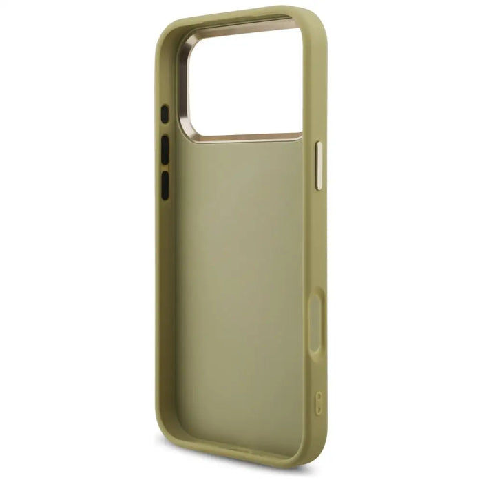 Калъф Guess Fixed Glitter Big 4G Metal Frame за iPhone 17