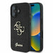 Калъф Guess Fixed Glitter Big 4G за iPhone 16 - черен