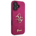 Калъф Guess Fixed Glitter Big 4G за iPhone 16 - лилав